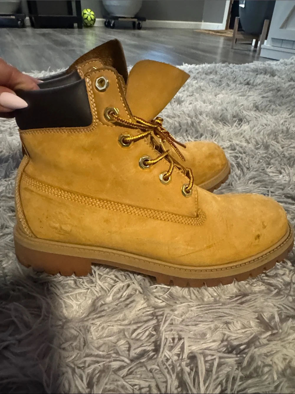 Timberland Men’s/Women's Wheat Tan Nubuck Lace-Up Ankle Boots